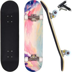 Pro Complete Skateboards for Beginners Adults Youths Teens Kids Girls Boys 31''X8''