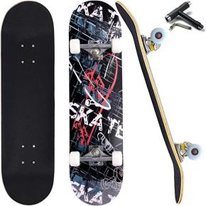 Pro Complete Skateboards for Beginners Adults Youths Teens Kids Girls Boys 31''X8'' 