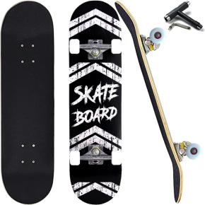 Pro Complete Skateboards for Beginners Adults Youths Teens Kids Girls Boys 31''X8''