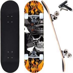 Pro Complete Skateboards for Beginners Adults Youths Teens Kids Girls Boys 31''X8'' 