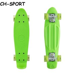 Green Mini Cruiser Plastic Skateboard