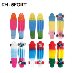 Colorful Mini Cruiser Plastic Skateboard