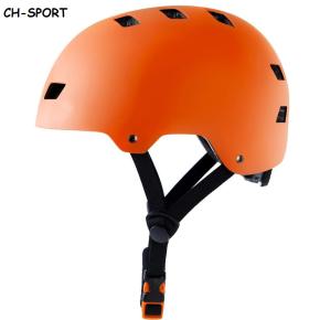 Orange Bike Skateboard Helmet